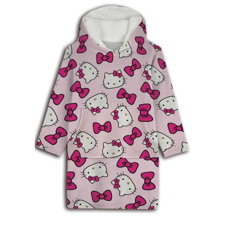 HELLO KITTY - Sweat Poncho - Adult Size