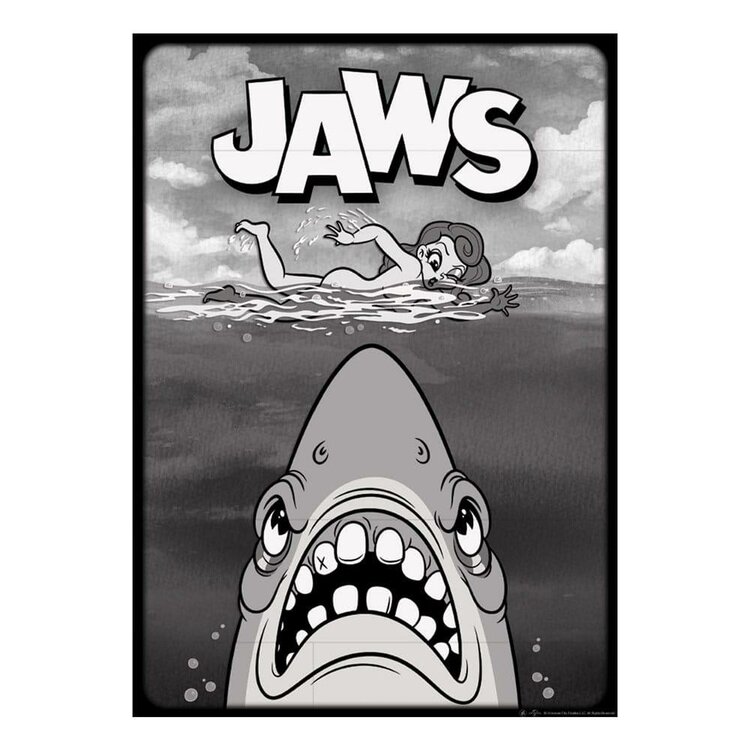 JAWS- Cartoon Style - Art Print - Limited Edition