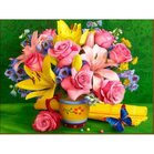 Diamond Painting Splendid bouquet 30x40 cm vierkante steentjes