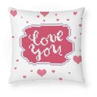 Diamond Dotz&reg; - 18cmx18cm kussen Love You Mini Pillow