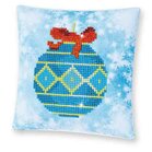  DIAMOND DOTZ&reg; - 18x18cm kussen - Blue Bauble