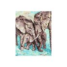 Wizardi Paint by Numbers kit.We are Family. After Kate Shi 40x50 cm