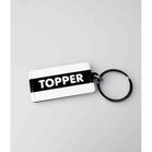 Paper Dreams Sleutelhanger Topper 13,5 X 4,5 Cm Staal Zwart/wit