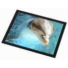 Dolfijn Glazen Placemat met zwarte rand