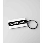 Black &amp; White keyring - Super oma