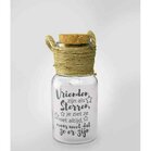 Decoratielicht Big Star Light  15 Cm Transparant Vrienden zijn als sterren