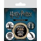HARRY POTTER 5 Pack Badges - symbols