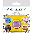FRIENDS - Pack 5 Badges - Quotes