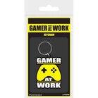 GAMER AT WORK - Rubber Keychain - Joypad - Sleutelhanger