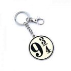 HARRY POTTER - Platform 9 3/4 - Silver Plated Keyring / Sleutelhanger