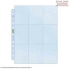 ULTRA PRO - 9-Card Pages Silver '11 Hole'