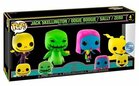NIGHTMARE BEFORE CHRISTMAS - POP - Blacklight 4 PACK Sp. Edition