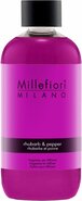 Millefiori Milano - Navulling voor Geurstokjes 250 ml Rhubarb &amp; Pepper