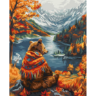 Diamond painting op kader 40x50 cm Autumn Harmony
