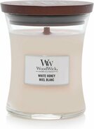 WoodWick Hourglass Medium Geurkaars - White Honey
