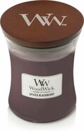 Woodwick Hourglass Medium Geurkaars - Spiced Blackberry