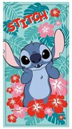 DISNEY - Stitch Red Flowers - Beach Towel 70x140cm - Strandlaken - Handdoek