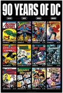 DC COMICS - 90 Years - Art Print - Limited Edition