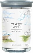 Yankee Candle - Clean Cotton Large Tumbler Geurkaars - 100 branduren - twee lonten