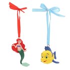 DISNEY - Ariel &amp; Flounder - Set of 2 Hanging Decoration