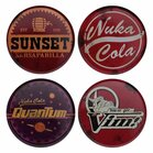 FALLOUT - 4 Embossed Metal Coasters