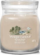 Yankee Candle - Seaside Woods Medium Geurkaars - 50 branduren - 2 lonten