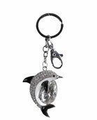 Sparkling Keyring met Austrian Crystals - Dolfijn