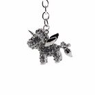 Sparkling Keyring met Austrian Crystals - Unicorn