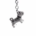 Sparkling Keyring met Austrian Crystals - Hond