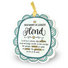 Kleurrijk Tegeltje - Hond