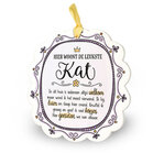 Kleurrijk Tegeltje - Kat 