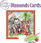 Diamond Painting Dotty Design Diamonds Cards | Zebra Party