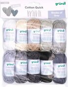 Cotton Quick Mini Shades of Grey 10x15gram
