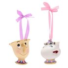 DISNEY - Chip &amp; Mrs Potts - Set of 2 Hanging Decoration