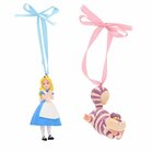 DISNEY - Alice &amp; Cheshire Cat - Set of 2 Hanging Decoration