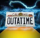 BACK TO THE FUTURE - Outatime Number Plate Replica