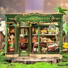 MINIATURE HOUSE - DIY - Blossom Florist - 265pc + LED Light