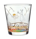 HOWL'S MOVING CASTLE - Howl and Sophie - Engraved glass 8x8x8.9cm
