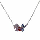 STITCH &amp; ANGEL - Love - Pendant Silvery Necklace 18mm STITCH &amp; ANGEL - Love - Pendant Silvery Necklace 18mm