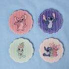 STITCH &amp; ANGEL &amp; SCRUMP - Set of 4 Ceramic Coasters STITCH &amp; ANGEL &amp; SCRUMP - Set of 4 Ceramic Coasters