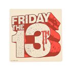 FRIDAY 13th - Logo - Ceramic Square Coaster FRIDAY 13th - Logo - Ceramic Square Coaster