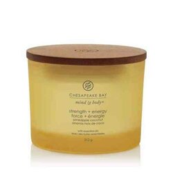 Chesapeake Bay Candle  Strength &amp; Energy &ndash; Pineapple Coconut 3-Wick Candle