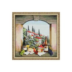 Diamond Painting Toscanie  50x50 cm AZ-1106 vierkante steentjes