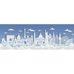 Diamond Painting DD9.066 DIAMOND DOTZ&reg; - 36x89cm - Sparkle the World