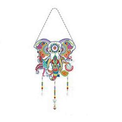 Hanger Diamond Painting  Olifant 1  hoogte 17 cm