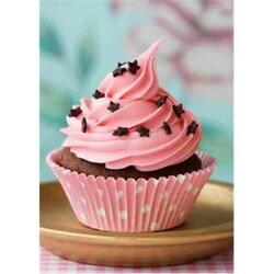 Diamond painting -Pink Cupcake 27x38 Wizardi