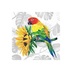 Diamond Painting A bright parrot 40x40 cm