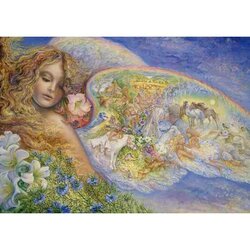 Josephine Wall -   Wings of Love -  Puzzel 2000 Stukjes
