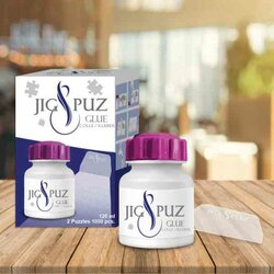 Lijm  120 ml met spatel  voor  2  x 1000 stukken Puzzles