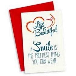 A smile is the prettiest thing you can wear